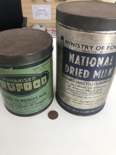 Vintage antique tins - 2,