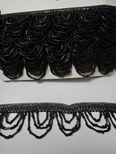 1 yard Black trimming with