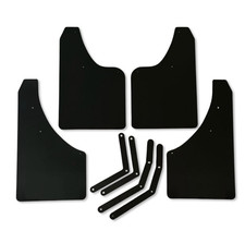 Qty 4 Mud Flaps & Brackets FIT