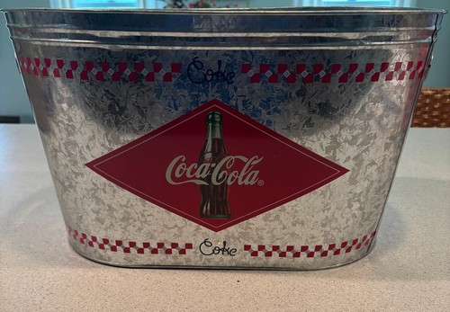 Rare coca cola tin - rare, bucket