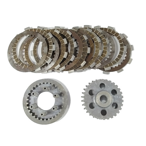 Clutch hub and - and, plate