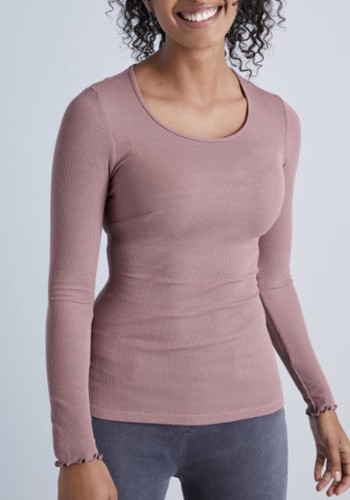 Bravissimo dusky pink ribbed - pink,