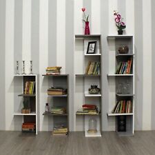 Wooden Modern Corner Bookcase