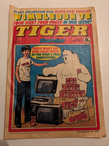 Tiger and scorcher comic - and,