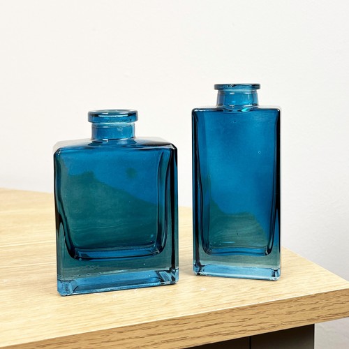 Blue coloured glass - blue,