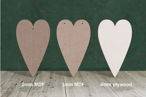 Wooden heart shape - ., craft