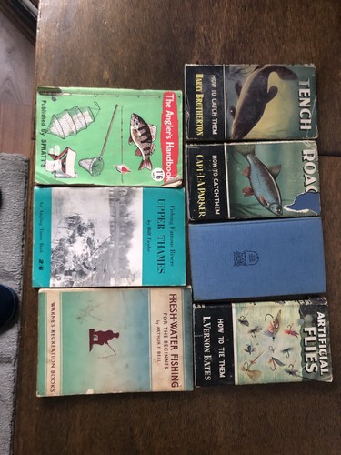 Vintage fishing books - fishing,