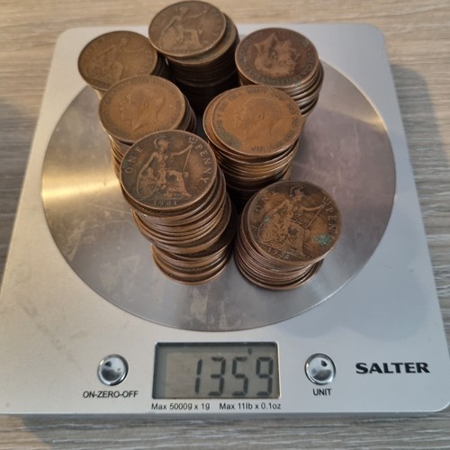 3kg george one penny - v, coins