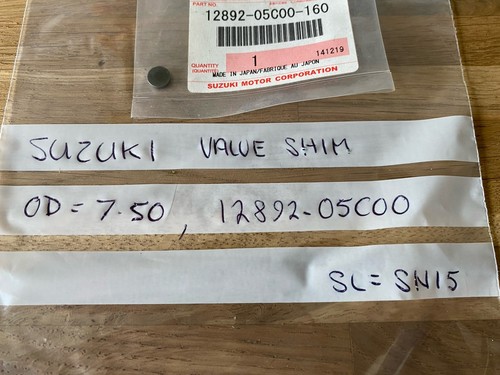 Suzuki valve tappet shim - , =