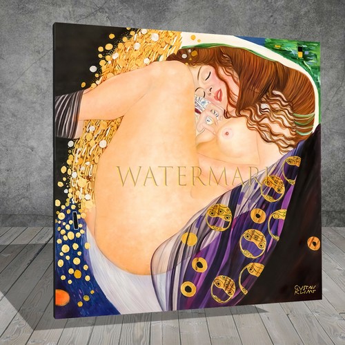 Gustav klimt danae - danae, canvas