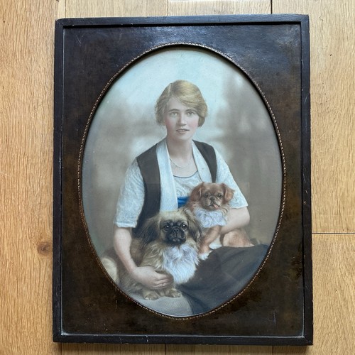 1920s large leather framed - 1920s,