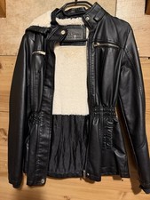 women’s faux leather jacket