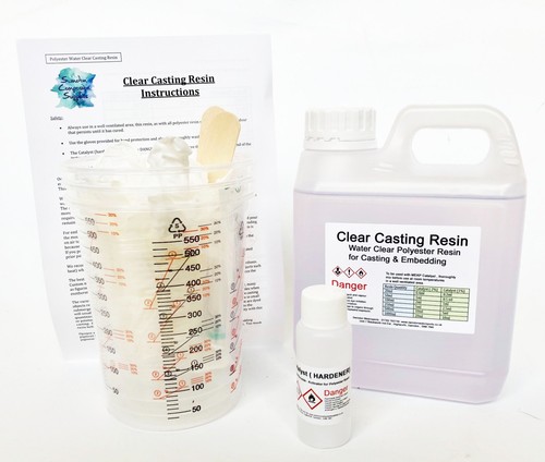 Clear casting resin 1kg - clear,