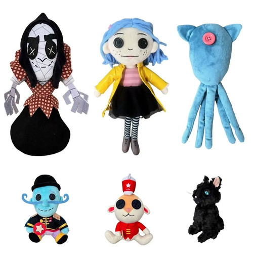 Coraline plush doll soft - doll,