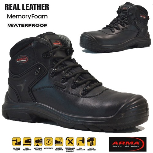 Mens leather waterproof safety - waterproof,