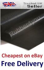 Cheapest AntiSlip FINE Ribbed Rubber Flooring Protection Matting 60cm wide x 3mm