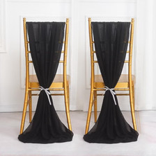 Voile Fabric 50cm wide black