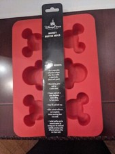 New Disney Parks Red Mickey Silicone Muffin Cupcake Mold Jelly Mold
