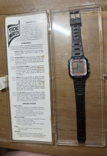 Vintage tidewatch digital tide - tidewatch,