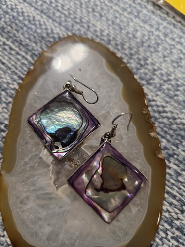 Paua abalone shell - abalone, dangle