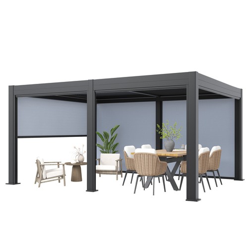 12x16 motorized louvered - 12x16, ft