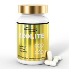 Zeolite Pure Capsules，Strength | Pure, Full Body Cleanse for Women, Men