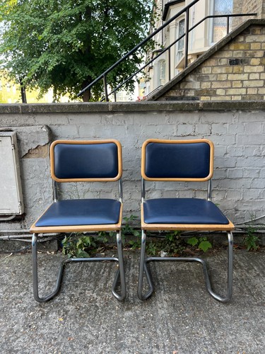 Pair vintage bauhaus - vintage, beech
