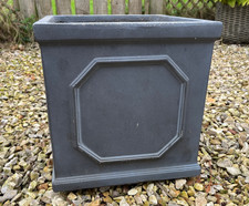 Grey Square Plant Pots -
