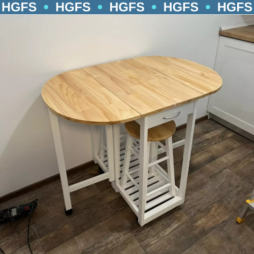 Compact wooden breakfast - breakfast, bar