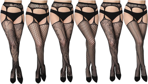 Fishnet women lace stockings - women's,