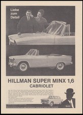 Hillman Super Minx Cabriolet - Advertising Ad Original Ad 1963 (2)