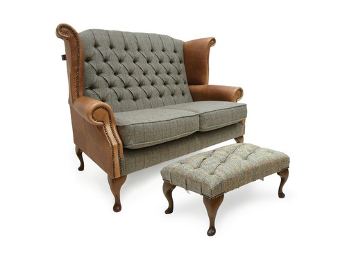 Chesterfield queen anne sofa - queen, &