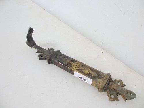 Victorian brass doorbell pull - doorbell,