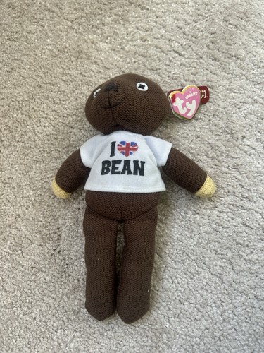 Bean teddy beanie with - mr, ty