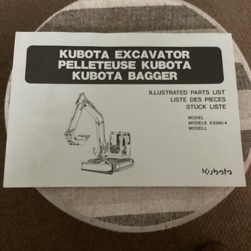 Kubota kx080 digger parts - kx080-4,