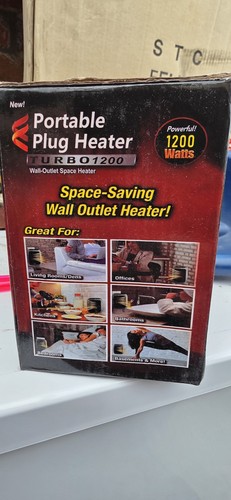 Electric fan heater with - with, wall