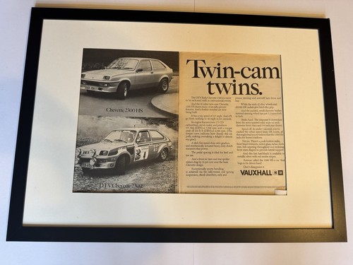 Original framed 1979 vauxhall - framed,