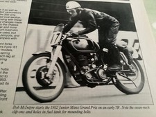 AJS 7R  MATCHLESS G50 McINTYRE SURTEES GRIFFITHS MOTORCYCLE RACING ARTICLE