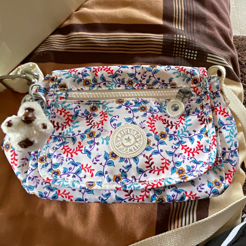 Kipling abanu white floral - kipling,