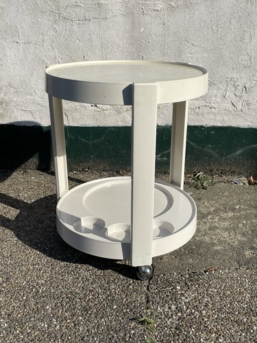 Vintage 1970 white plastic - white,