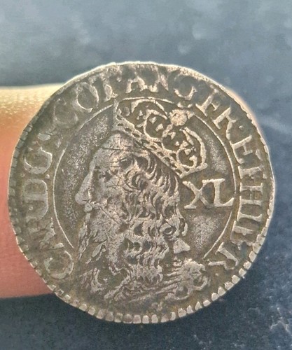 Scottish charles silver - vf,