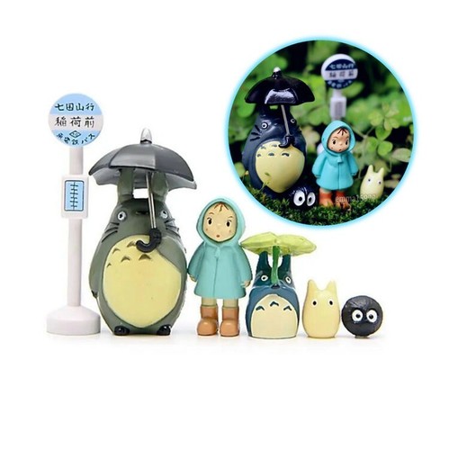 Neighbor totoro toys pvc - 6x,