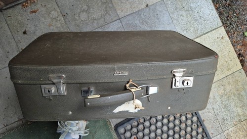 Vintage antler suitcase - antler,