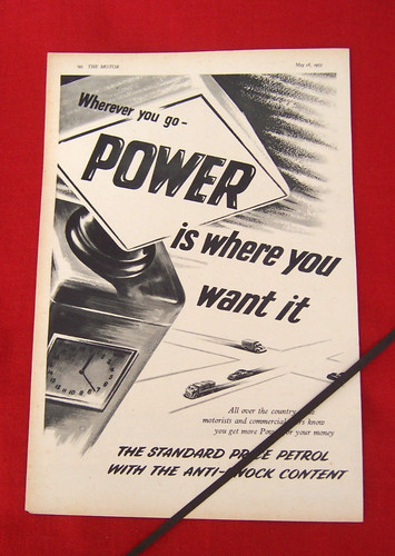 Power petrol globe 1955 - power,
