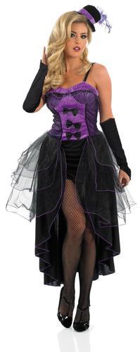 Burlesque purple ladies fancy - burlesque,