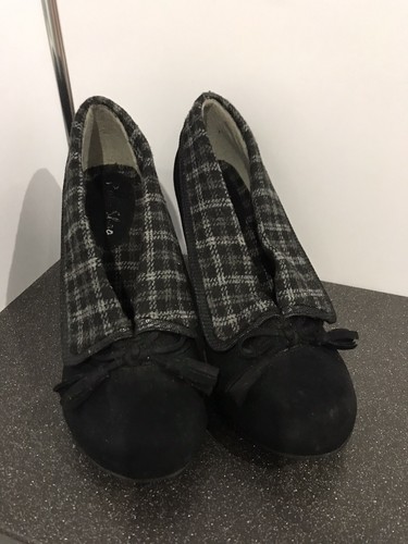 Ruby shoo black tartan size - ruby,