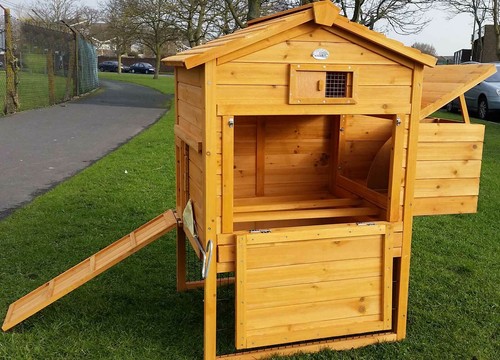 Large chicken hen house coop - house,