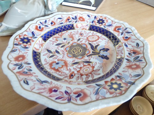Vintage imari style plate - imari,