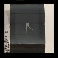 Philippe Starck Fossil PH5031 Black Stainless ‘Veiled’ Watch, NWT, Fresh Battery