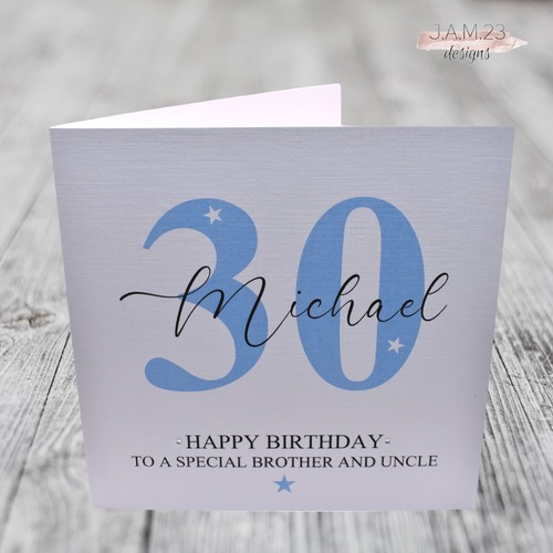 Personalised male birthday - male,